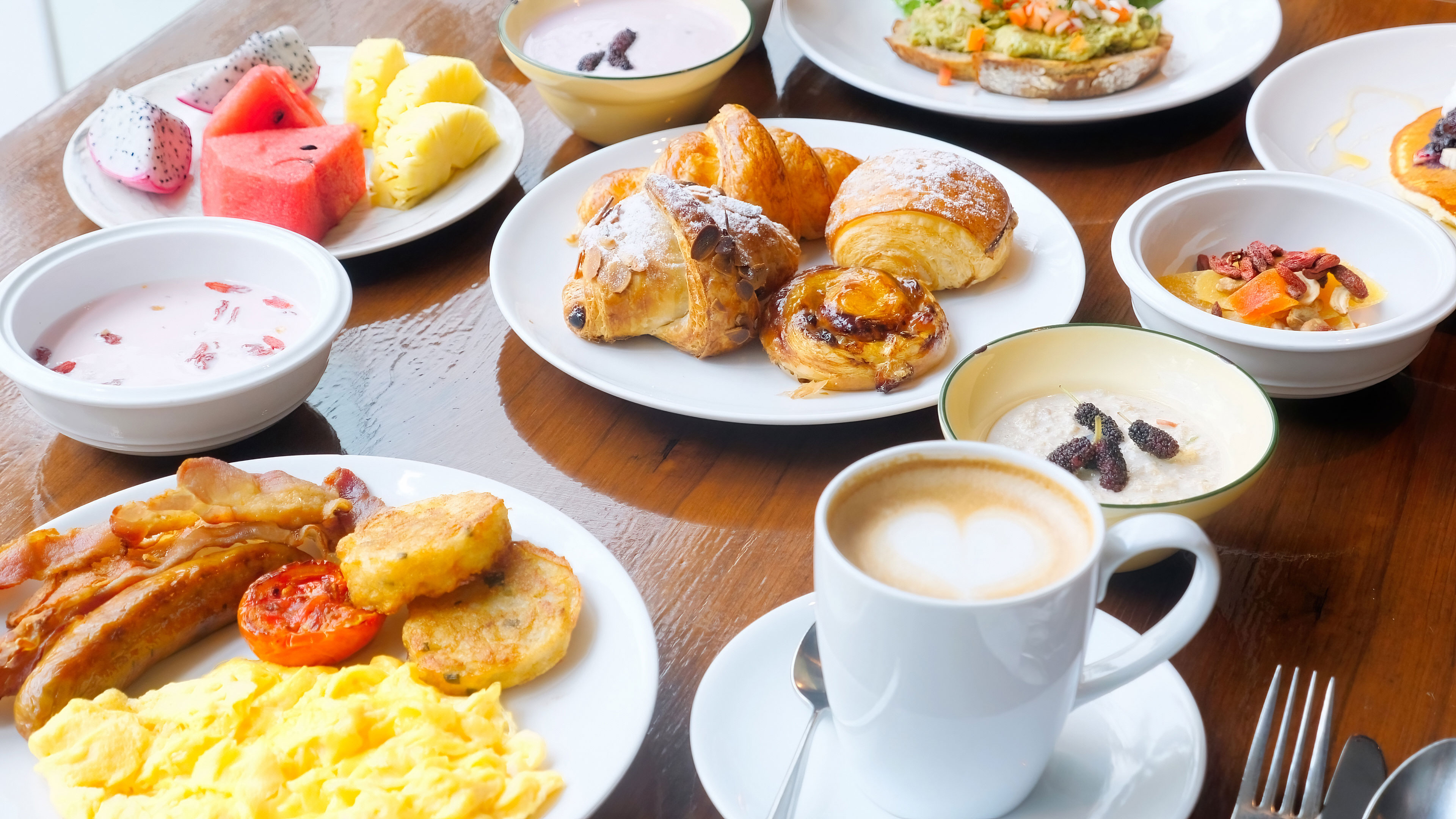 Breakfast spread