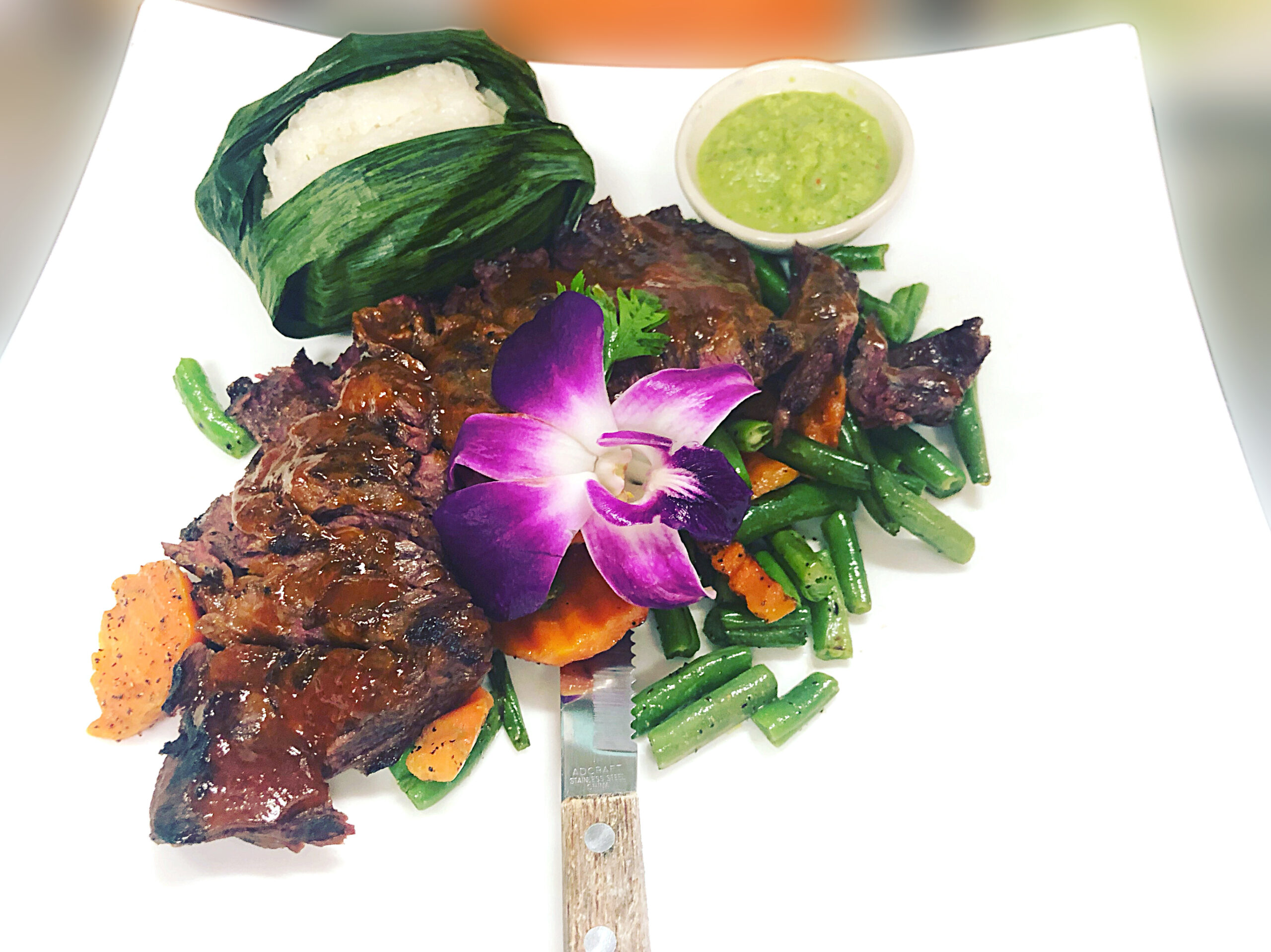 Thai dish at Bhan Thai