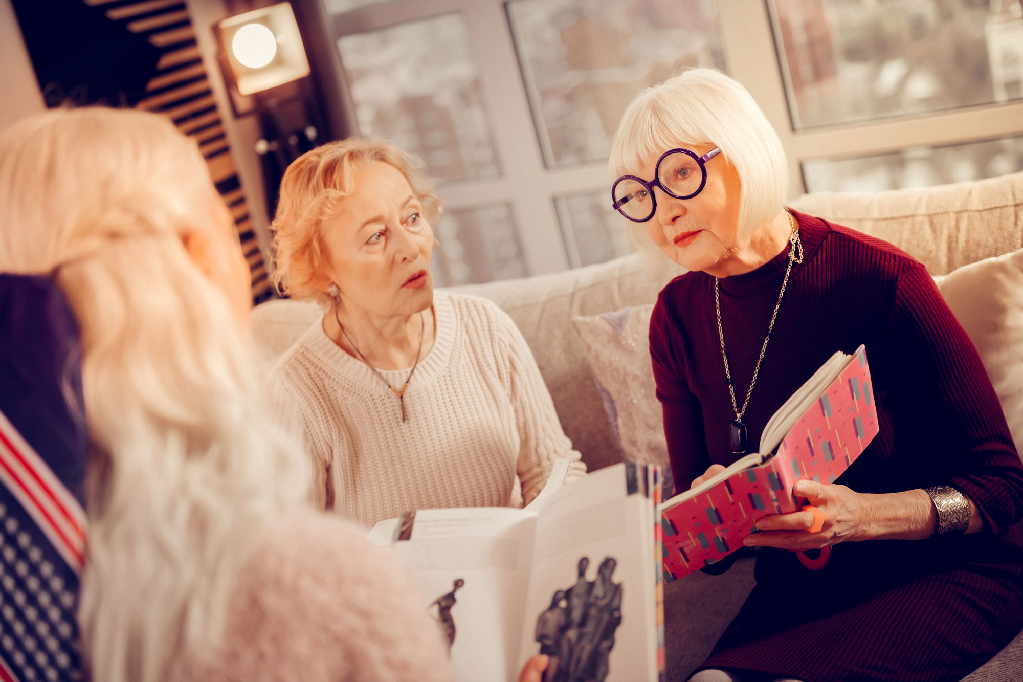 Book club conversation
