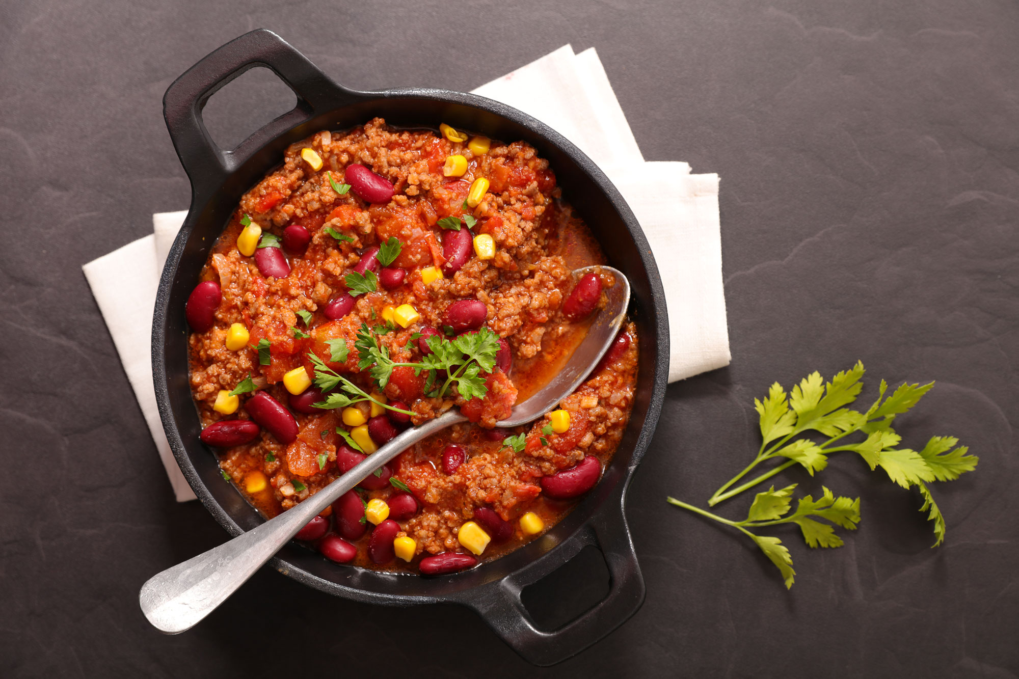 Pot of chili
